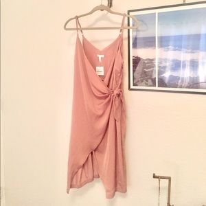 Leith Blush Wrap dress